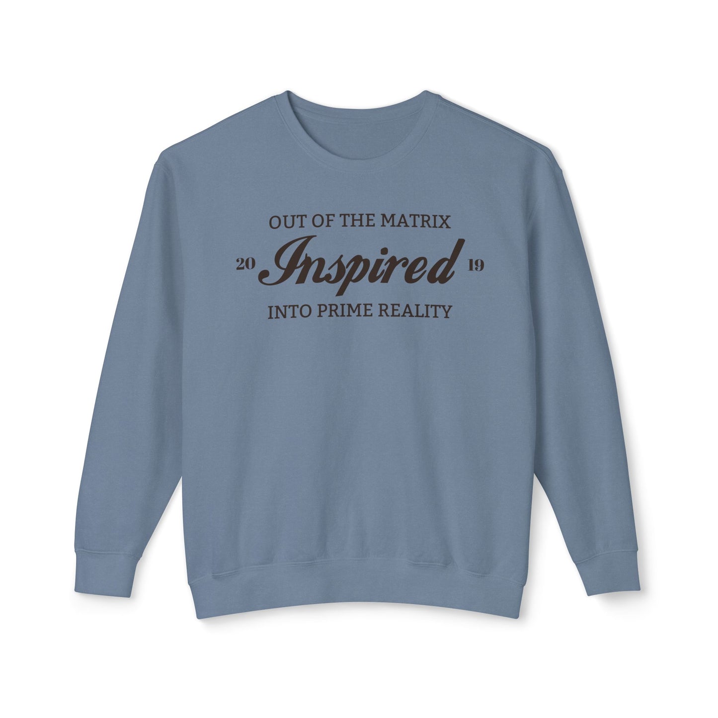 INSPIRED PRIME REALITY Unisex Lightweight Crewneck Sweatshirt