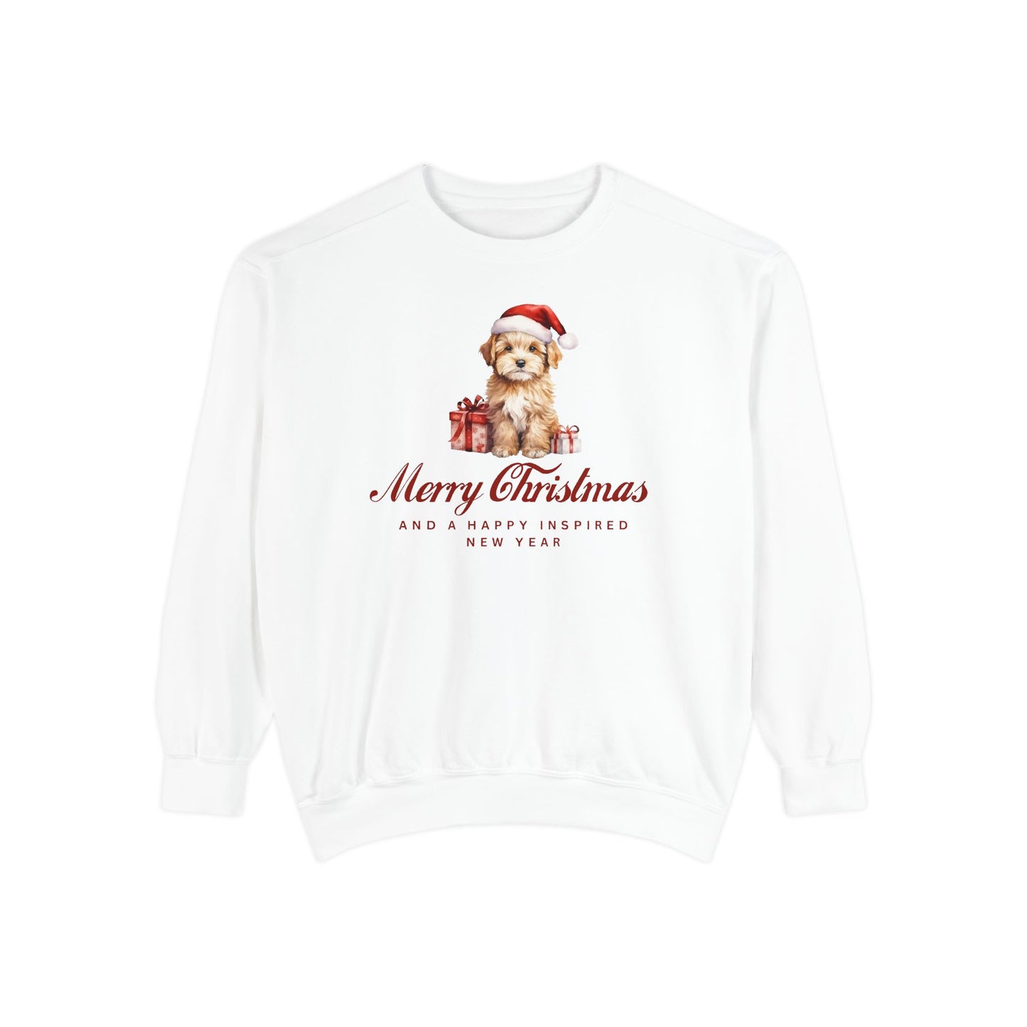 INSPIRED SPECIAL CHRISTMAS EDITION Dog UNISEX Garment-Dyed Sweatshirt