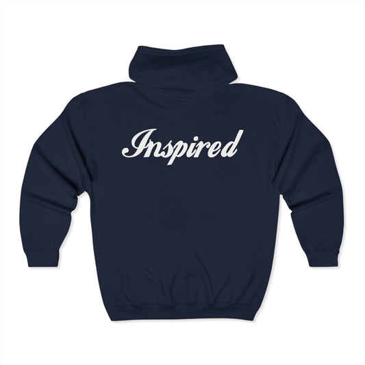 INSPIRED Unisex  Zip-Up Hoodie