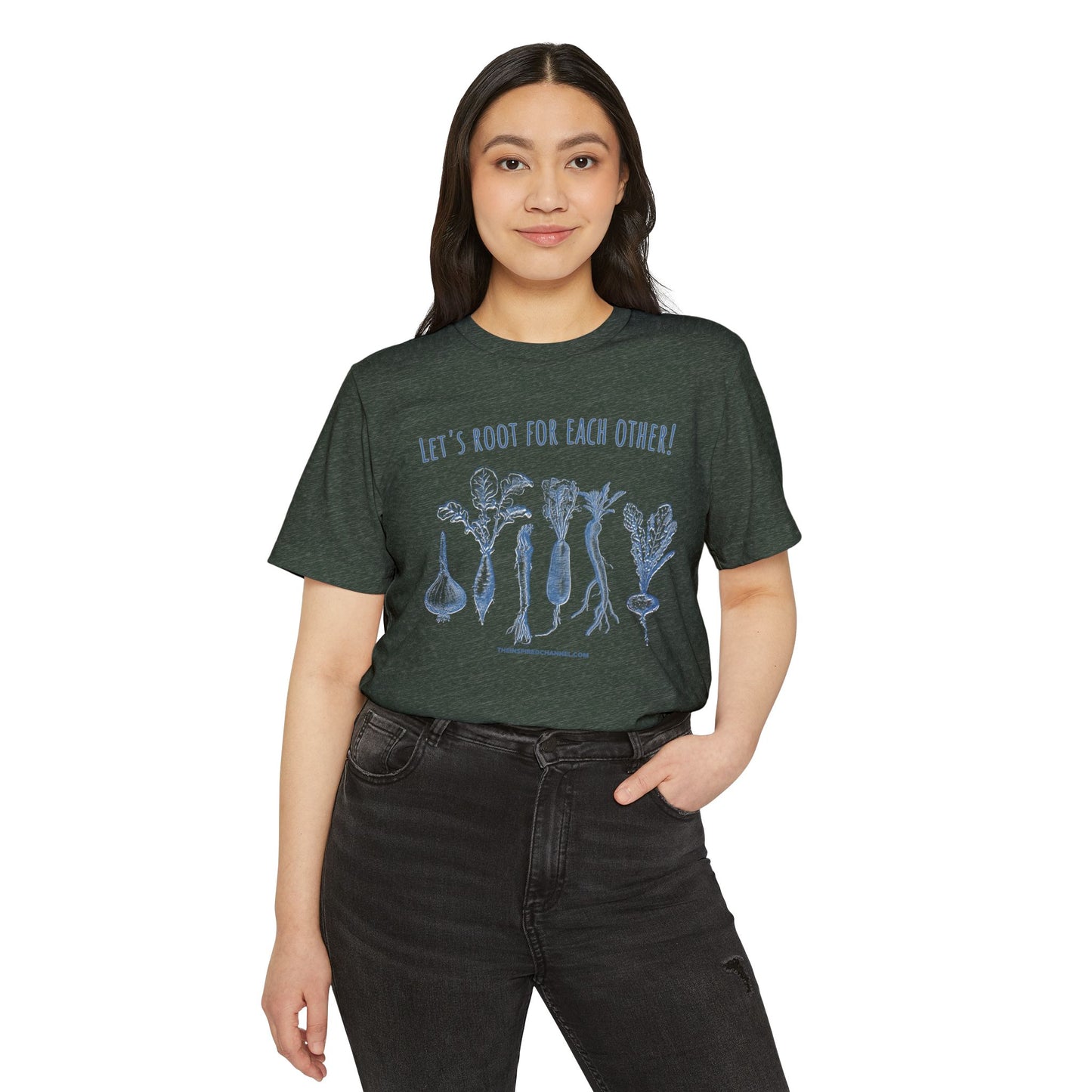 INSPIRED GARDEN L Unisex Recycled ORGANIC T-Shirt