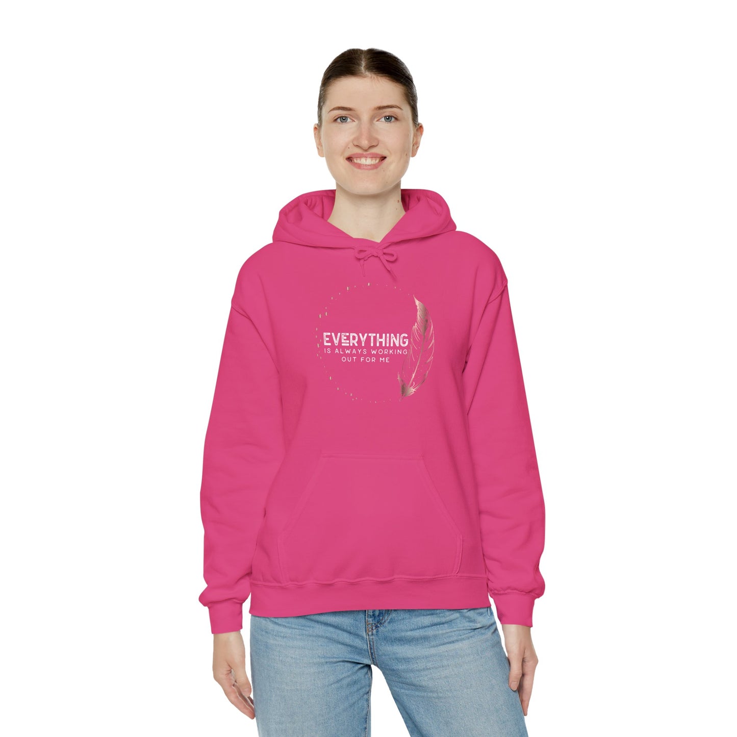 INSPIRED Everything is always... Heavy Blend Hooded Sweatshirt