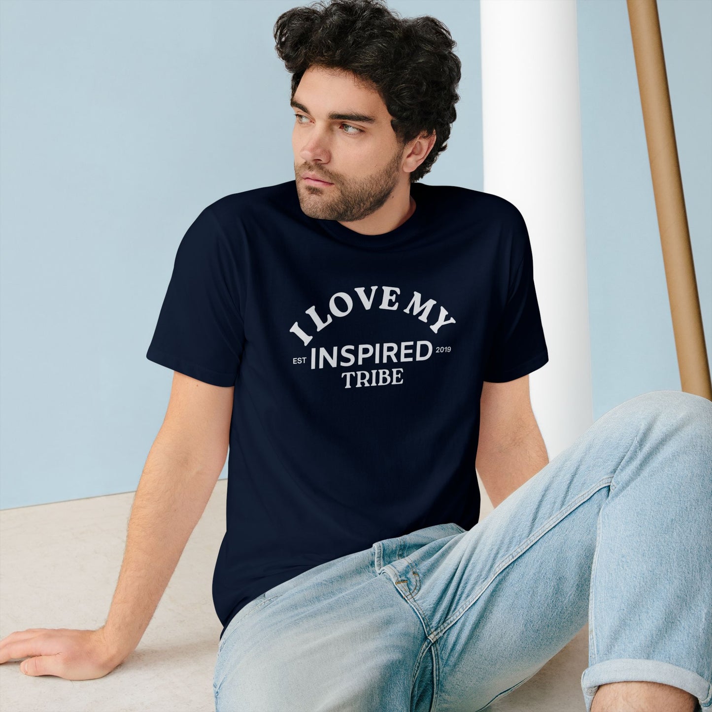 I LOVE MY INSPIRED TRIBE Organic UNISEX Staple T-shirt