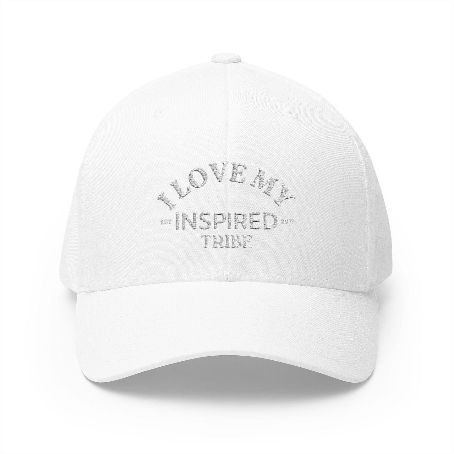 Closed-Back Structured Cap - "Love My Tribe" Embroidered Hat