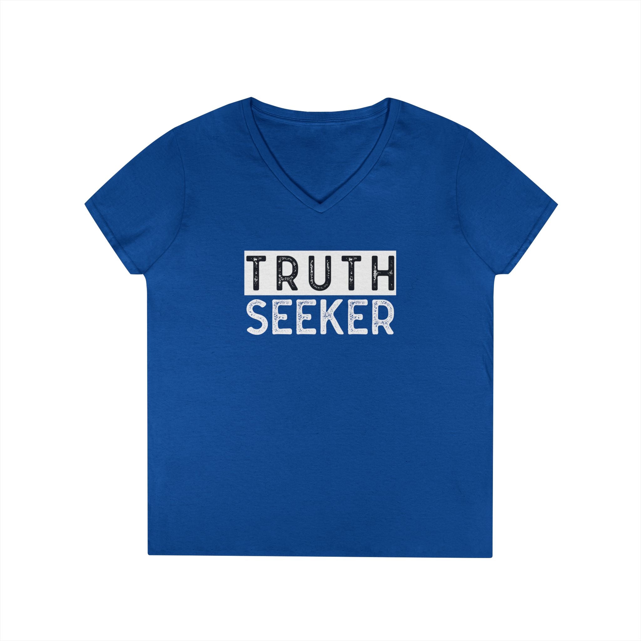 TRUTH SEEKER Ladies' V-Neck T-Shirt