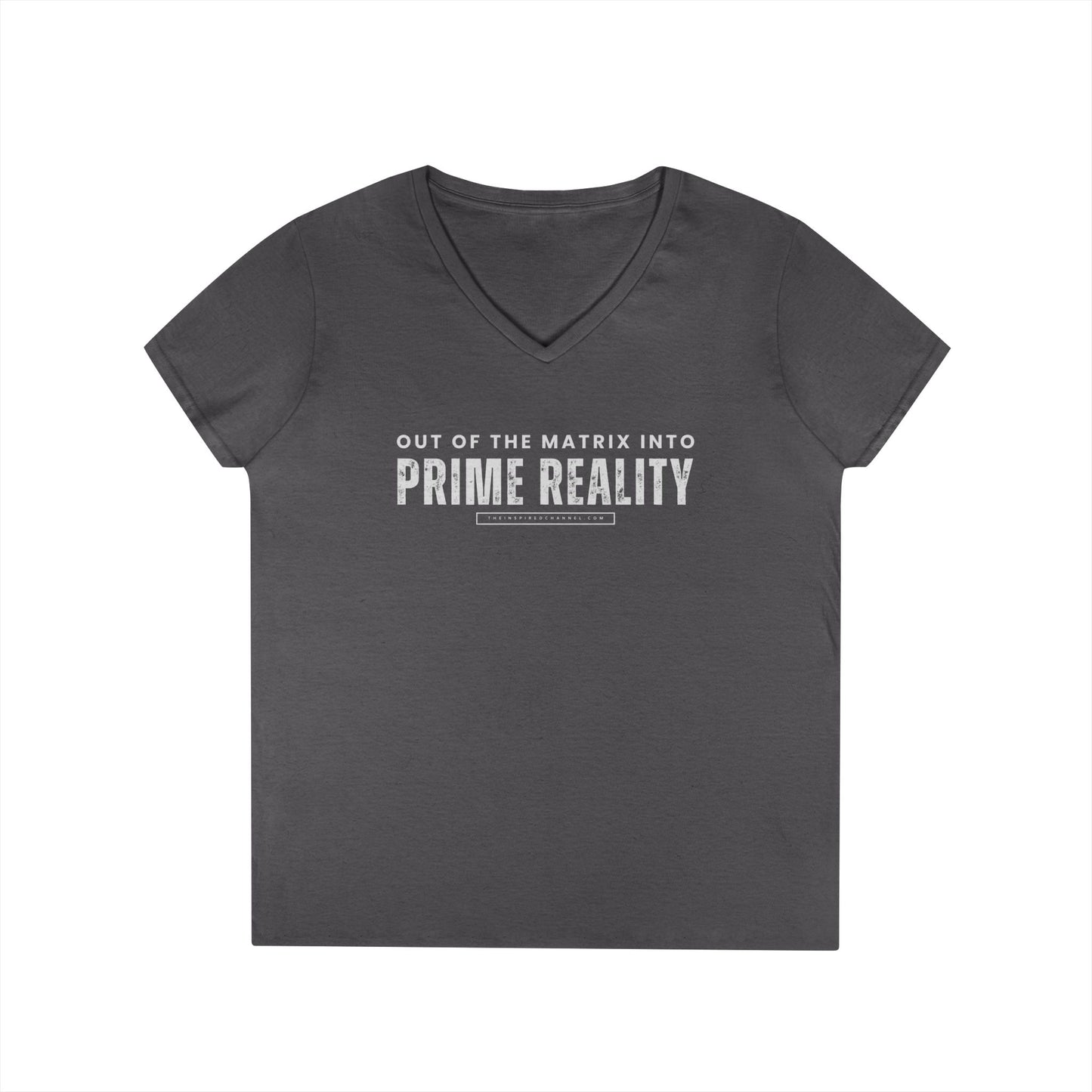 PRIME REALITY Ladies' V-Neck T-Shirt