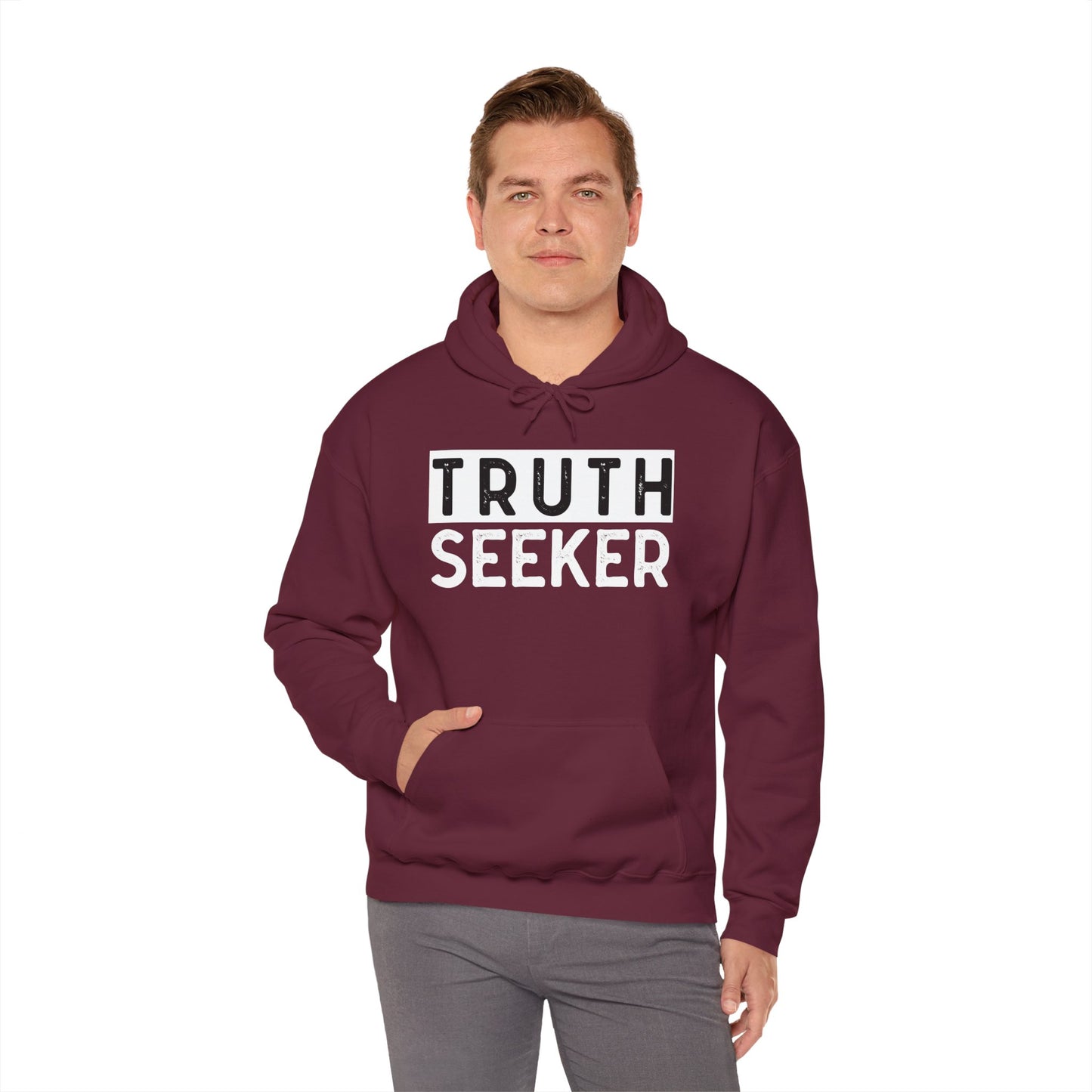 INSPIRED Truth Seeker UNISEX Heavy Blend Hooded Sweatshirt