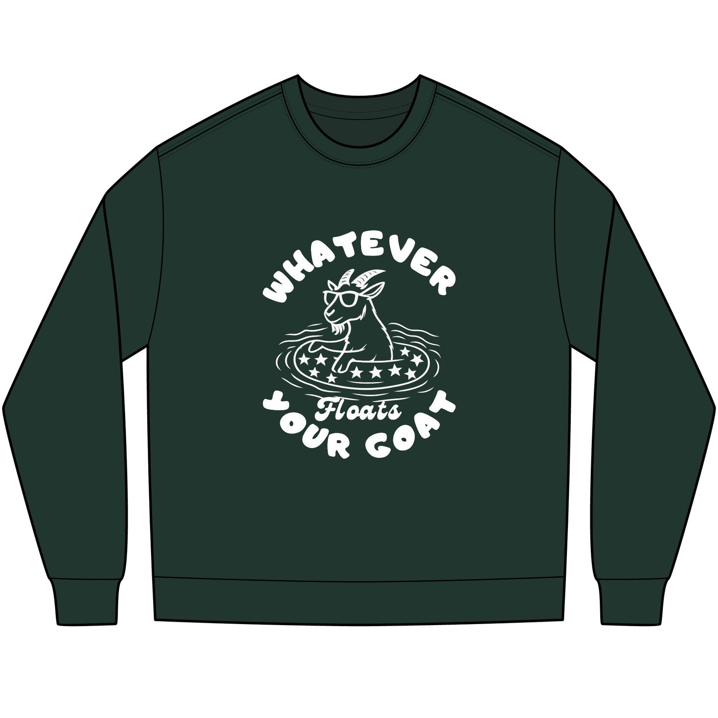 INSPIRED Whatever Floats Your Goat Long Sleeve Tee
