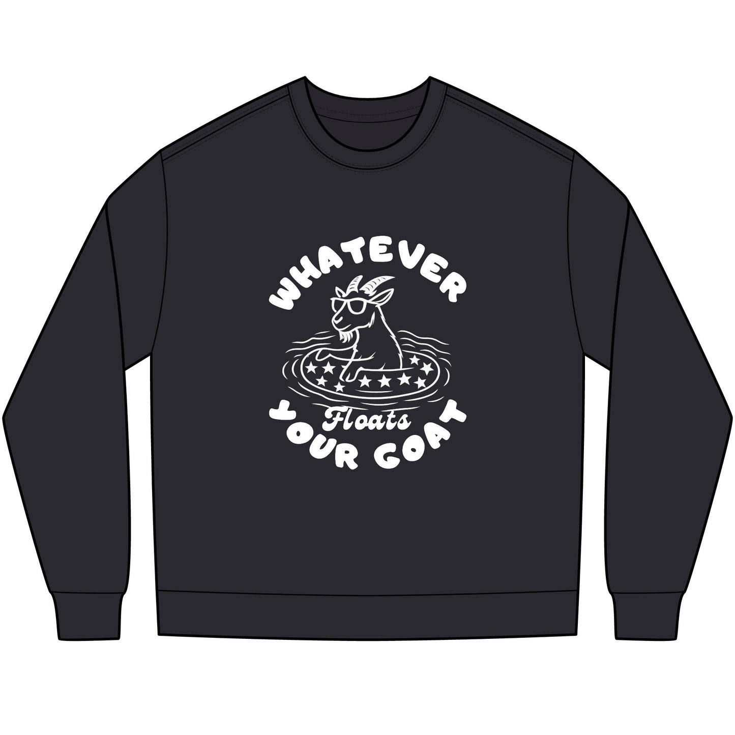 INSPIRED Whatever Floats Your Goat Long Sleeve Tee