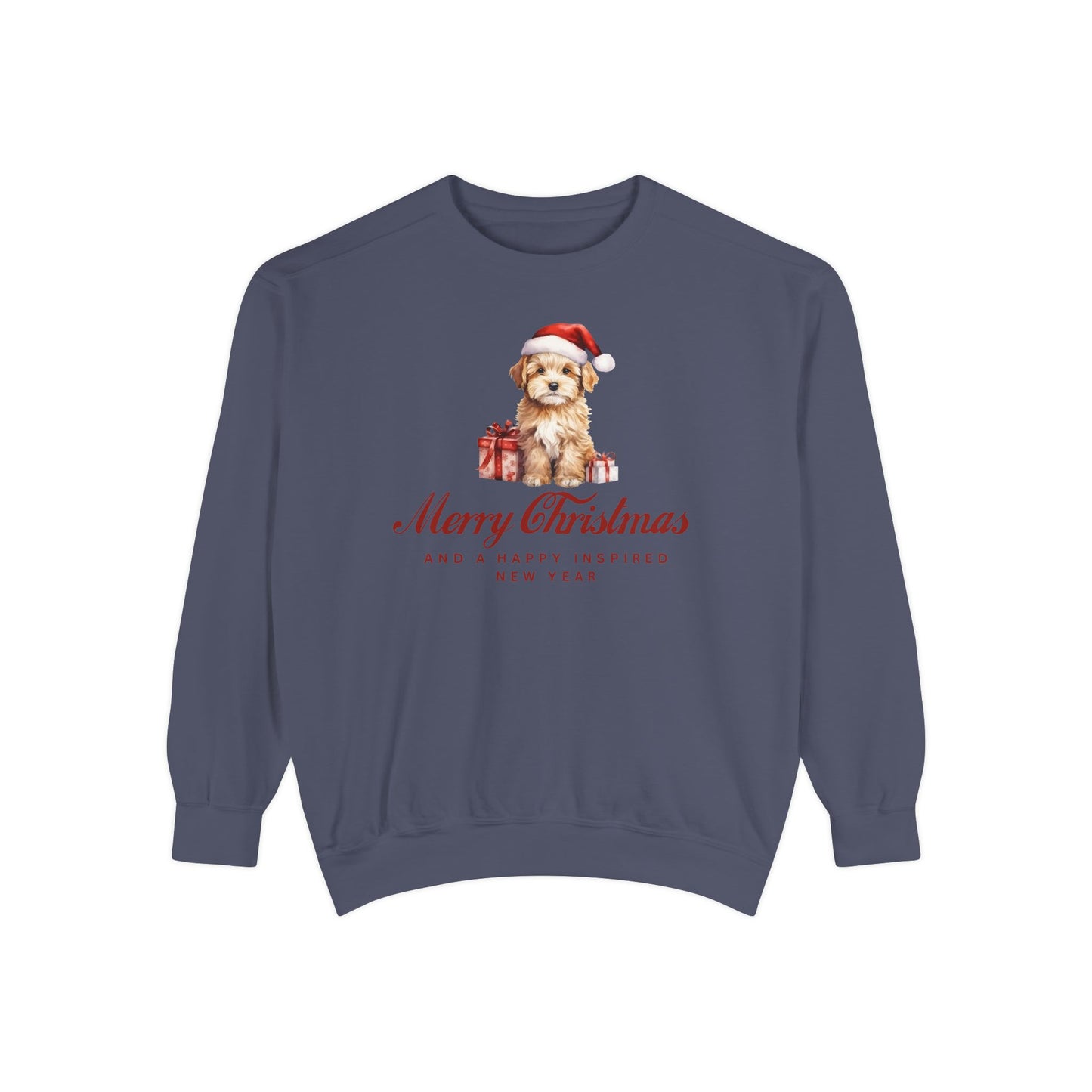 INSPIRED SPECIAL CHRISTMAS EDITION Dog UNISEX Garment-Dyed Sweatshirt
