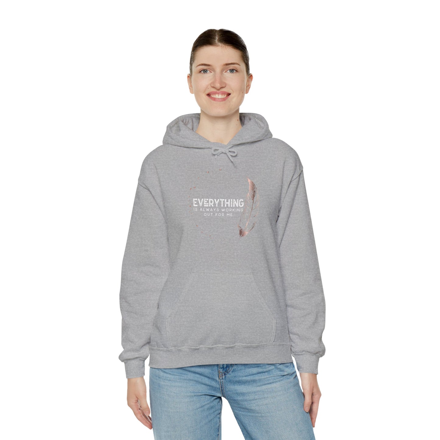 INSPIRED Everything is always... Heavy Blend Hooded Sweatshirt