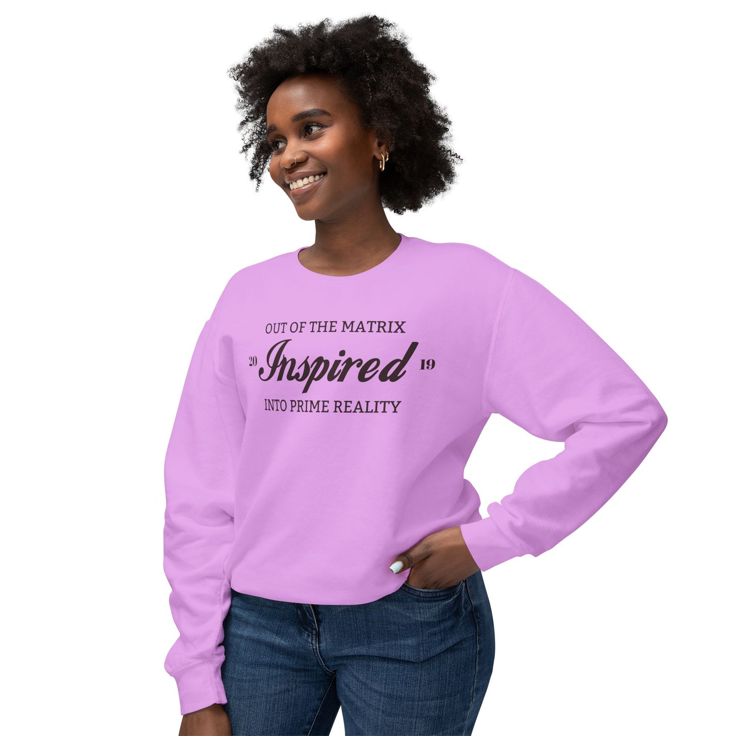 INSPIRED PRIME REALITY Unisex Lightweight Crewneck Sweatshirt