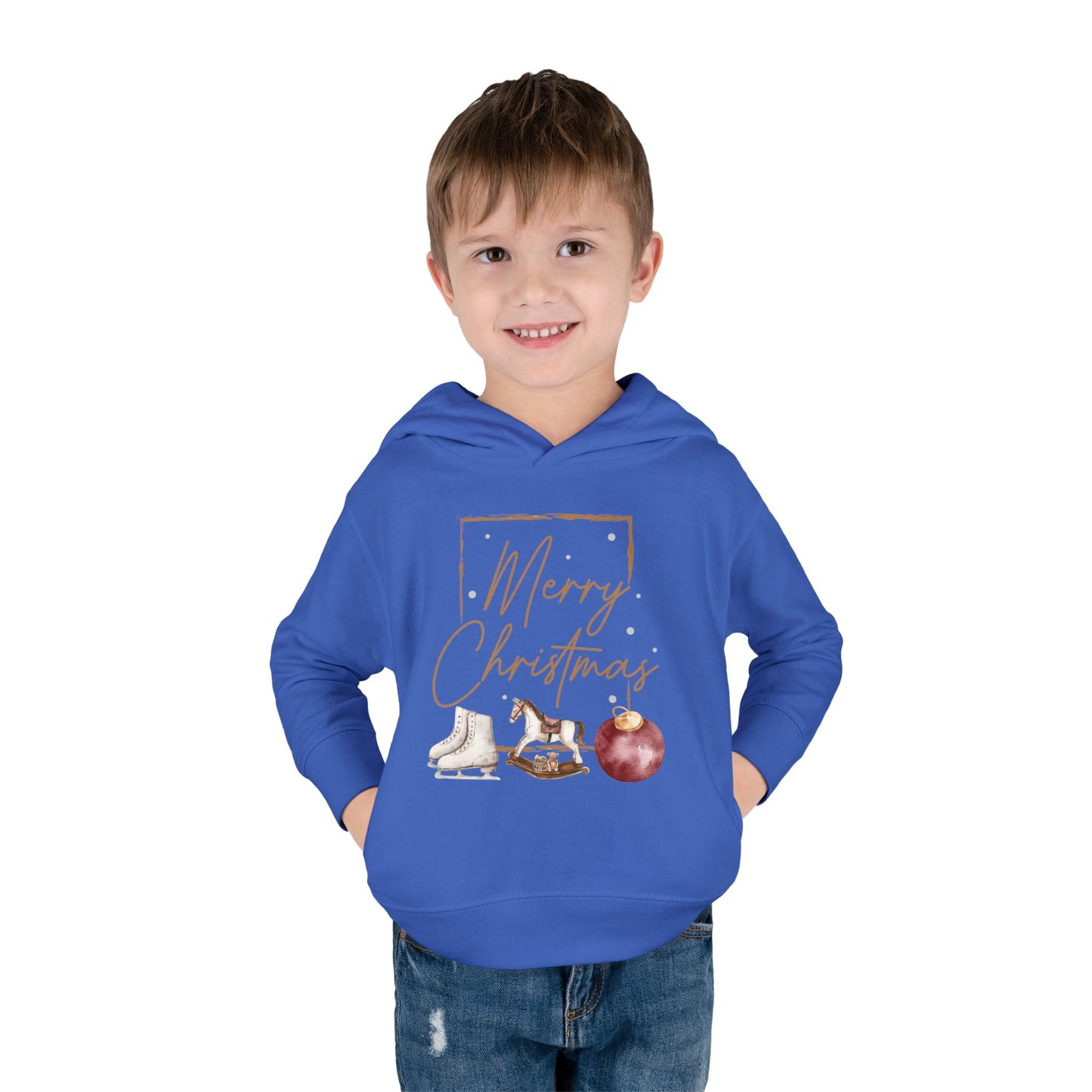 INSPIRED Toddler Hoodie - Merry Christmas