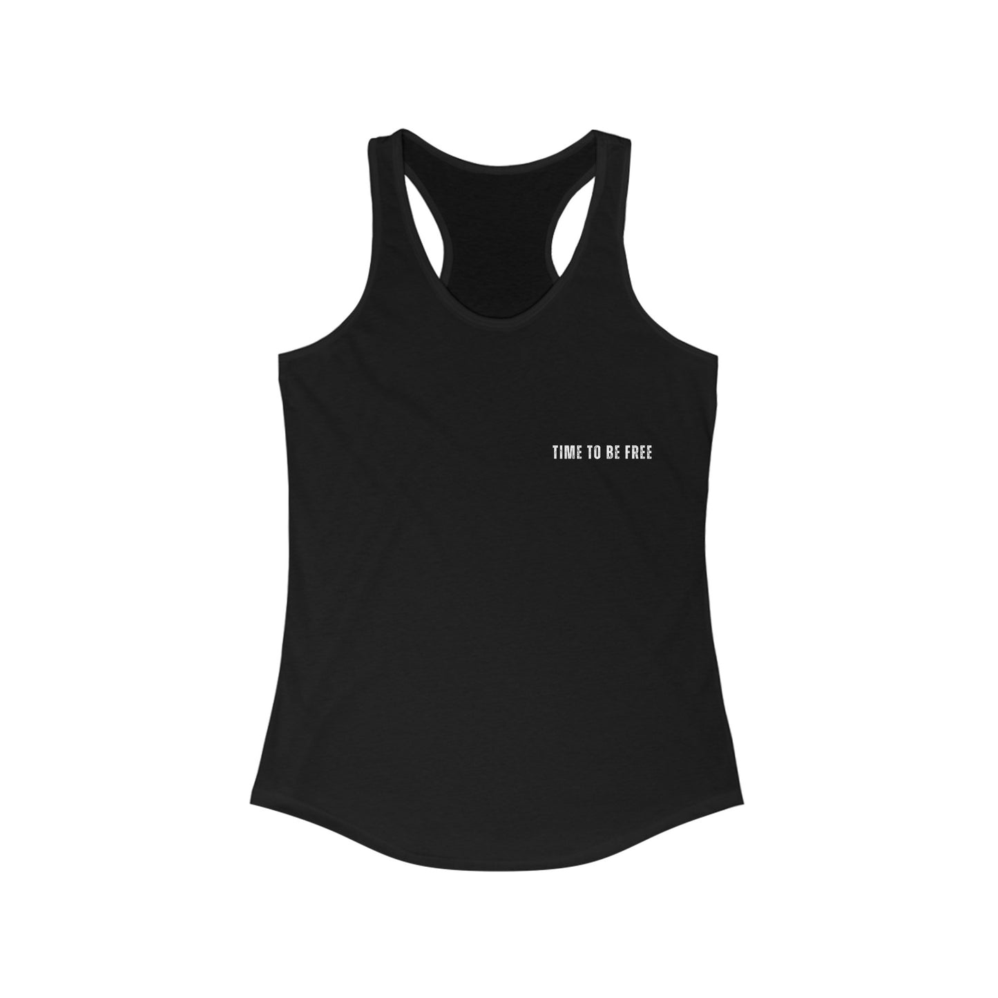 INSPIRED Time To Be Free WS WOMEN'S Racerback Tank