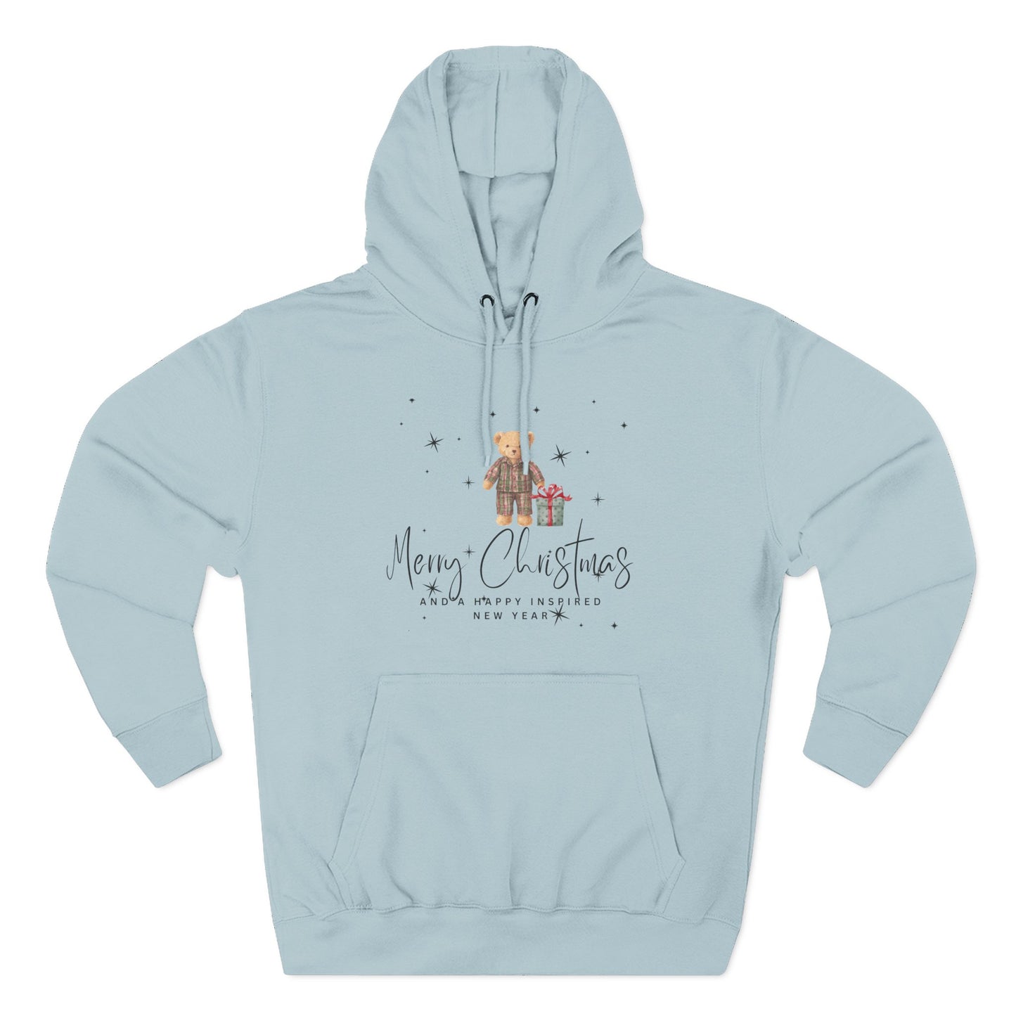 INSPIRED  SPECIAL CHRISTMAS Edition Bear Hoodie UNISEX