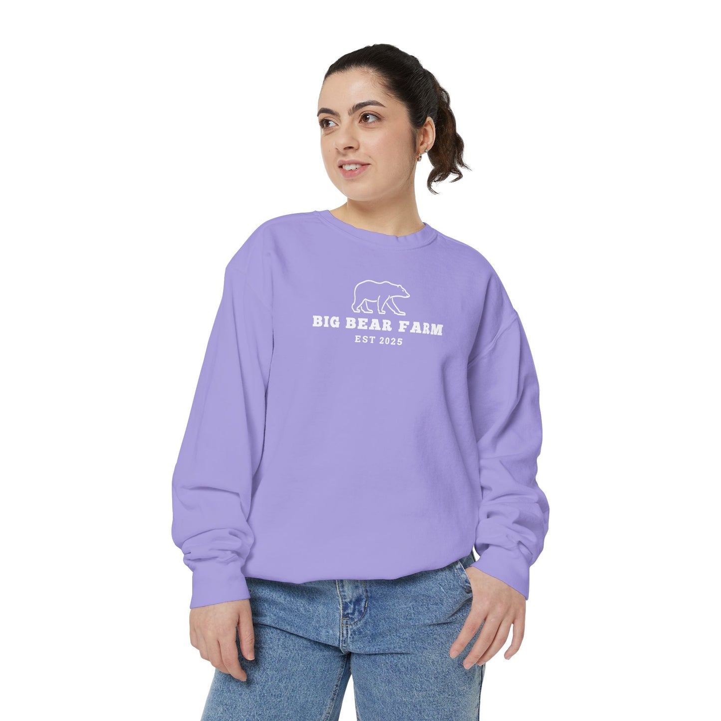 INSPIRED Big Bear Farm Unisex Dyed Sweatshirt