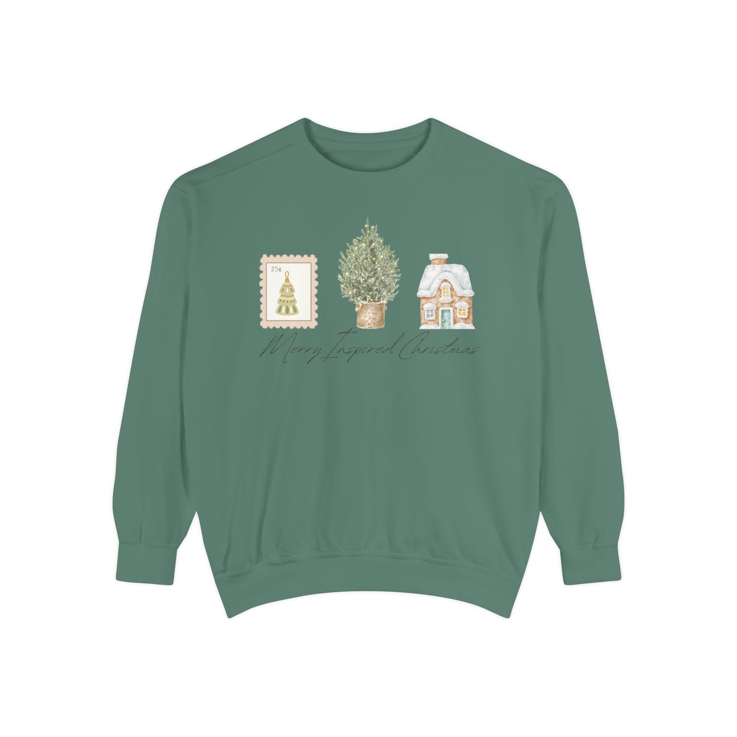 INSPIRED SPECIAL CHRISTMAS EDITION PC UNISEX Garment-Dyed Sweatshirt