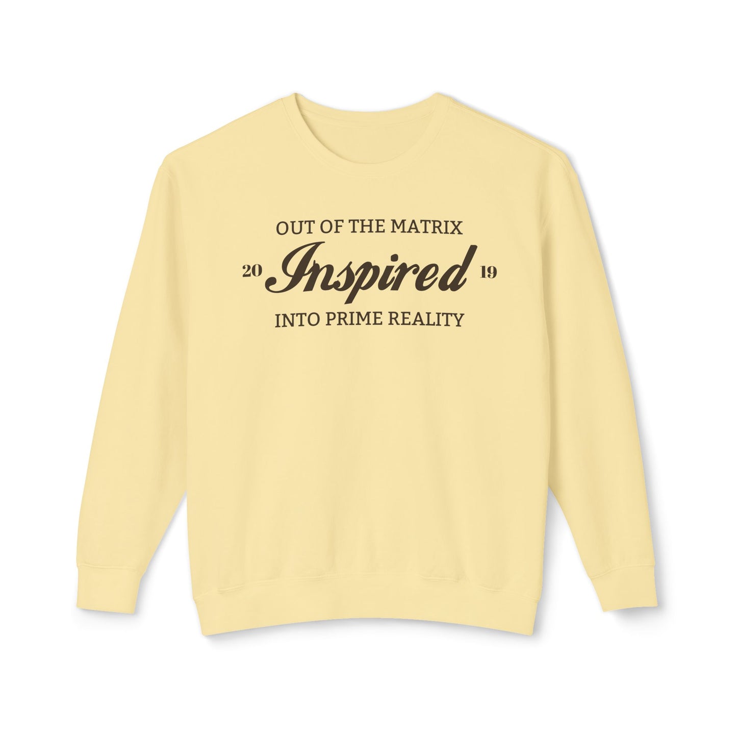 INSPIRED PRIME REALITY Unisex Lightweight Crewneck Sweatshirt