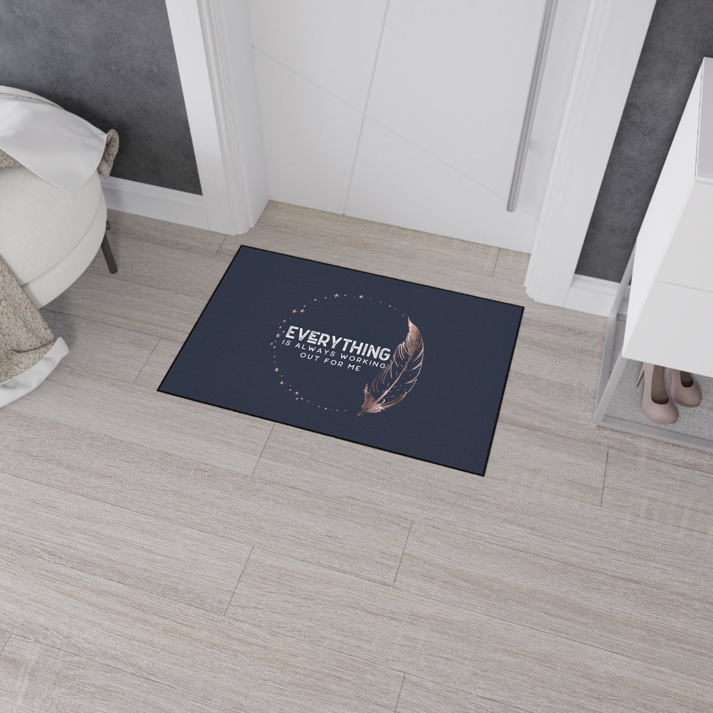 INSPIRED Everything Is Always... Heavy Duty Floor Mat