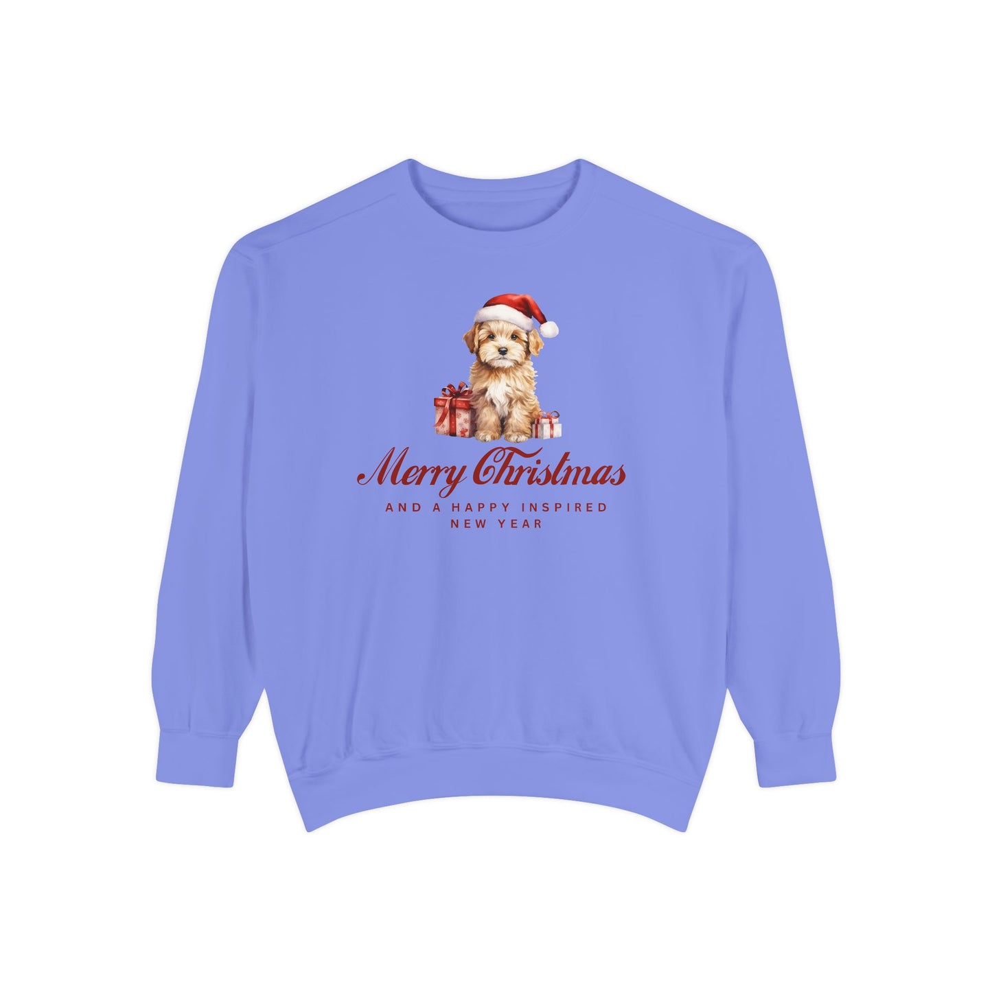 INSPIRED SPECIAL CHRISTMAS EDITION Dog UNISEX Garment-Dyed Sweatshirt