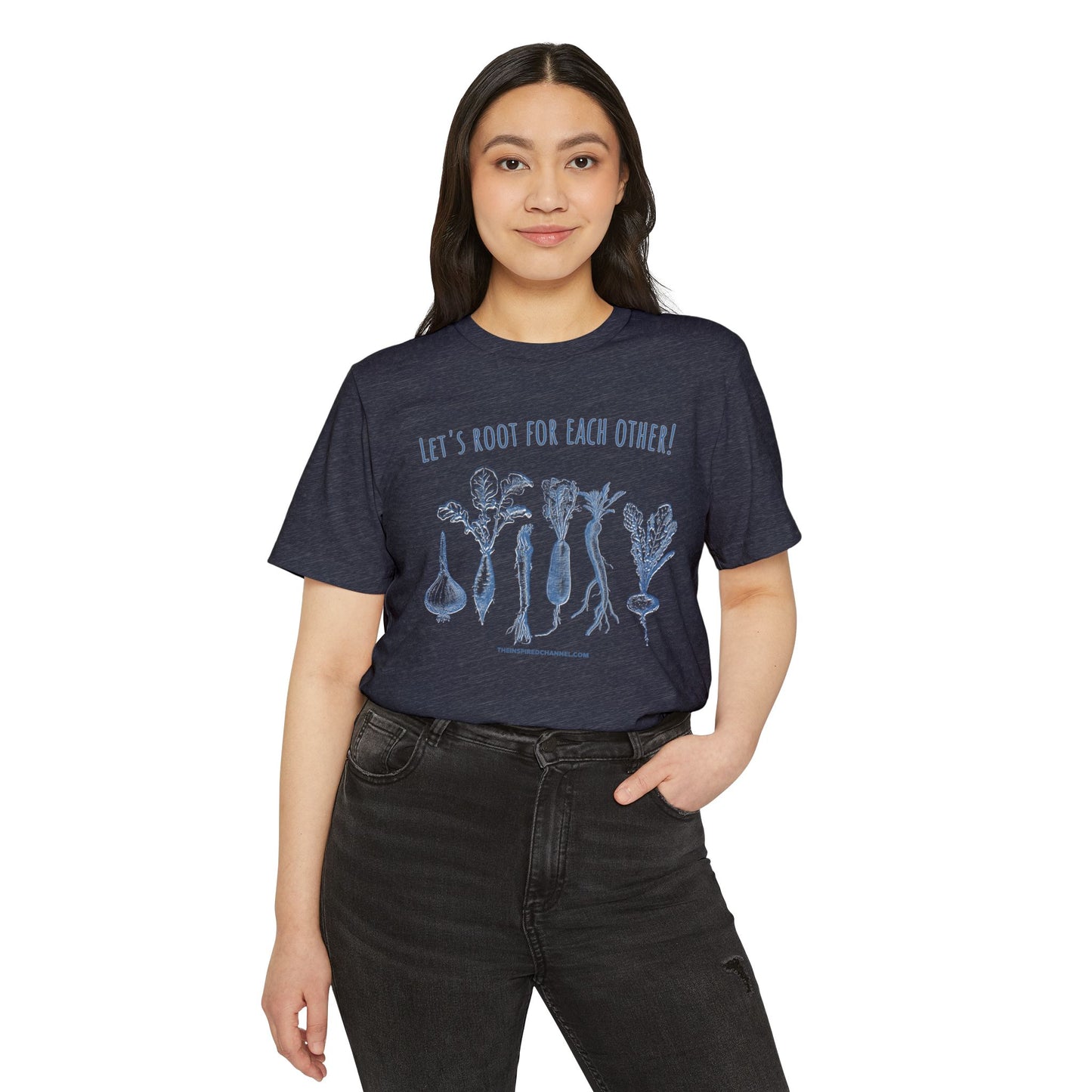 INSPIRED GARDEN L Unisex Recycled ORGANIC T-Shirt