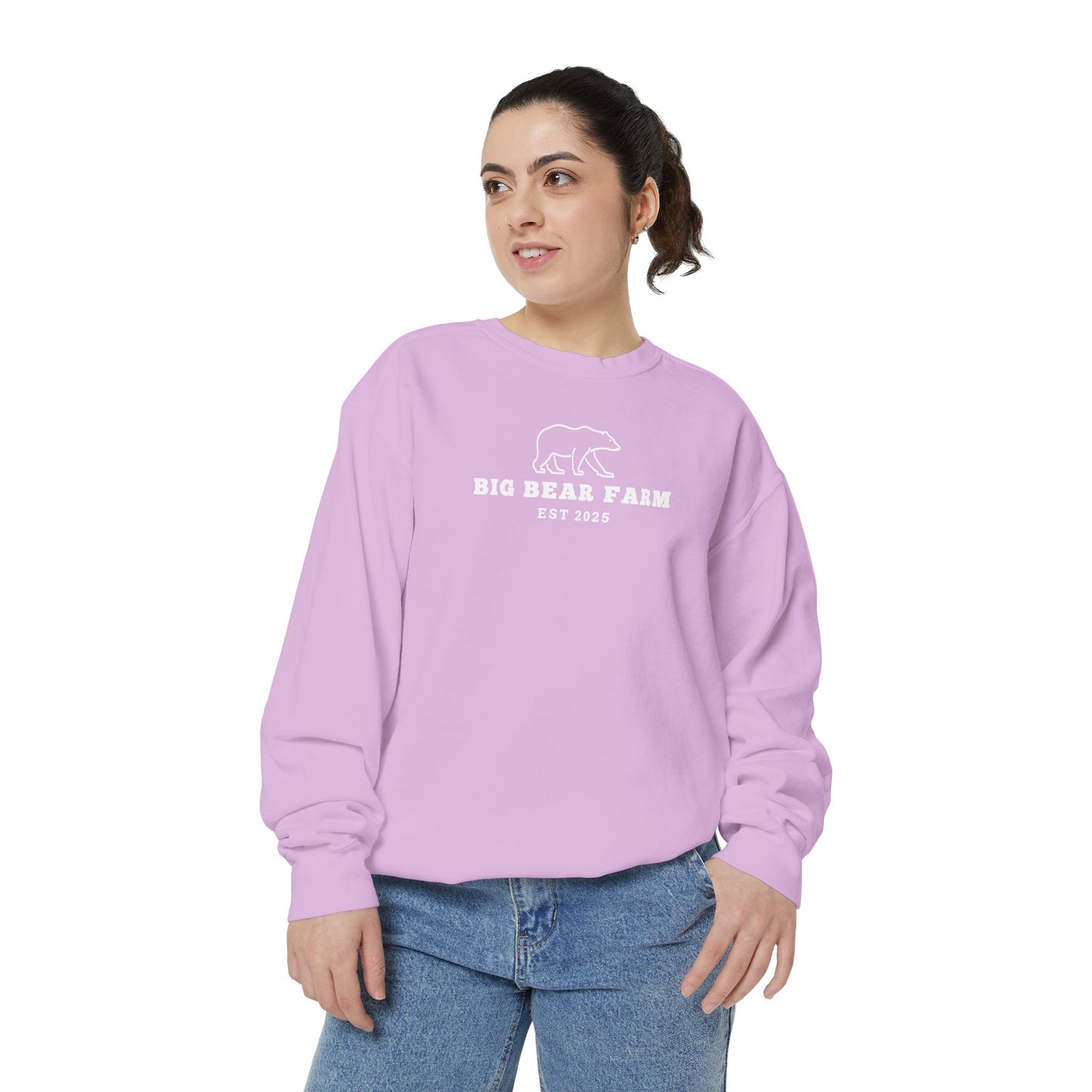 INSPIRED Big Bear Farm Unisex Dyed Sweatshirt