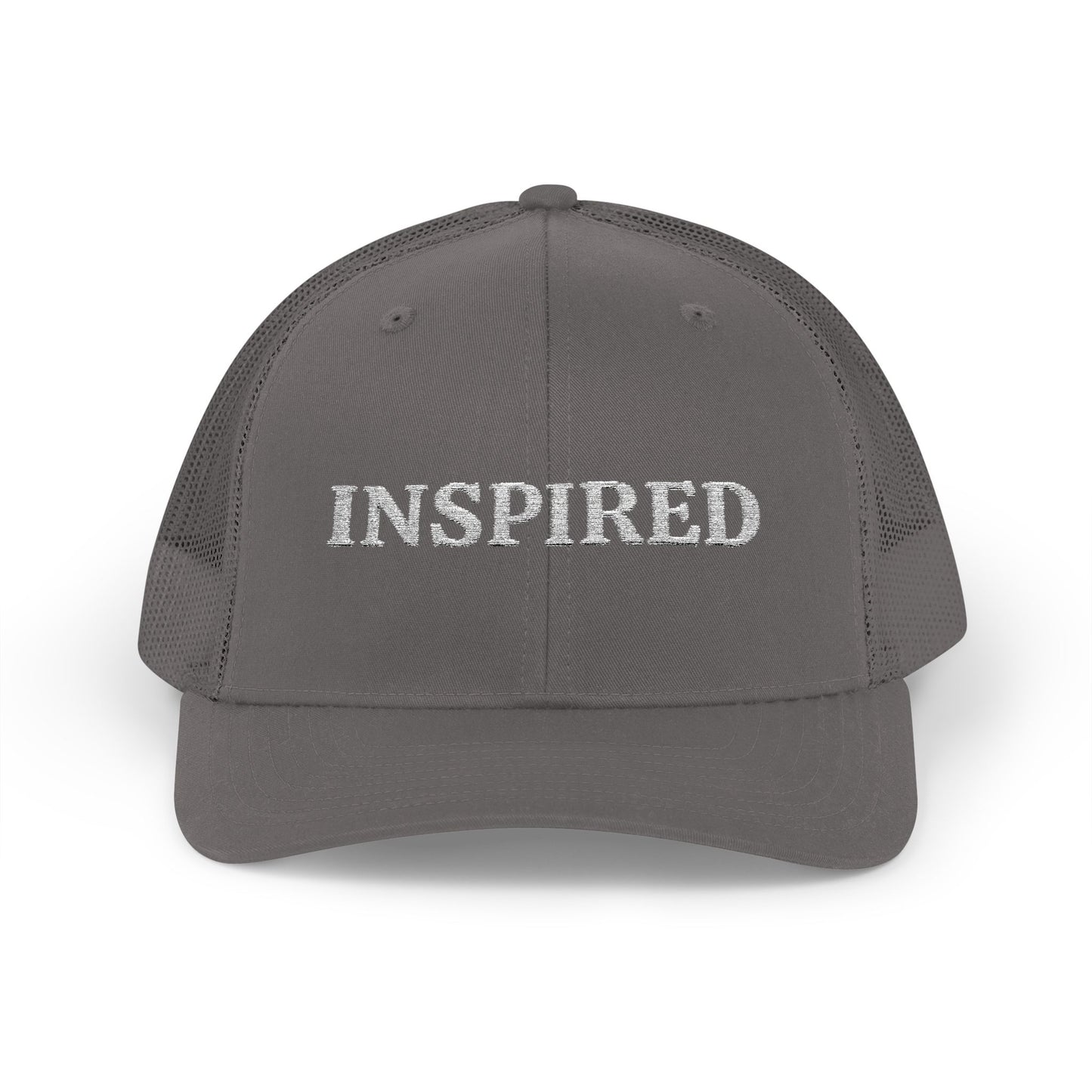 Inspired Snapback Trucker Cap — Rhinestone 'INSPIRED' Mesh Hat