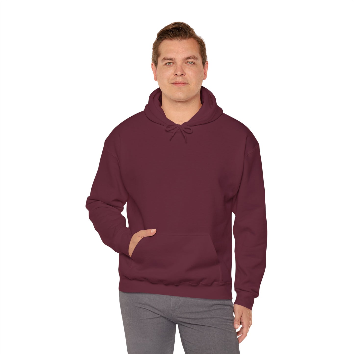 INSPIRED Men Heavy Blend Hooded Sweatshirt