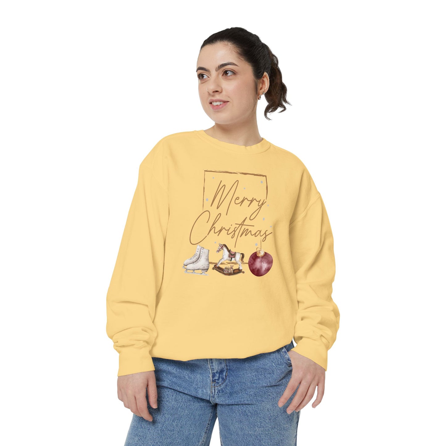 INSPIRED SPECIAL CHRISTMAS EDITION UNISEX Garment-Dyed Sweatshirt