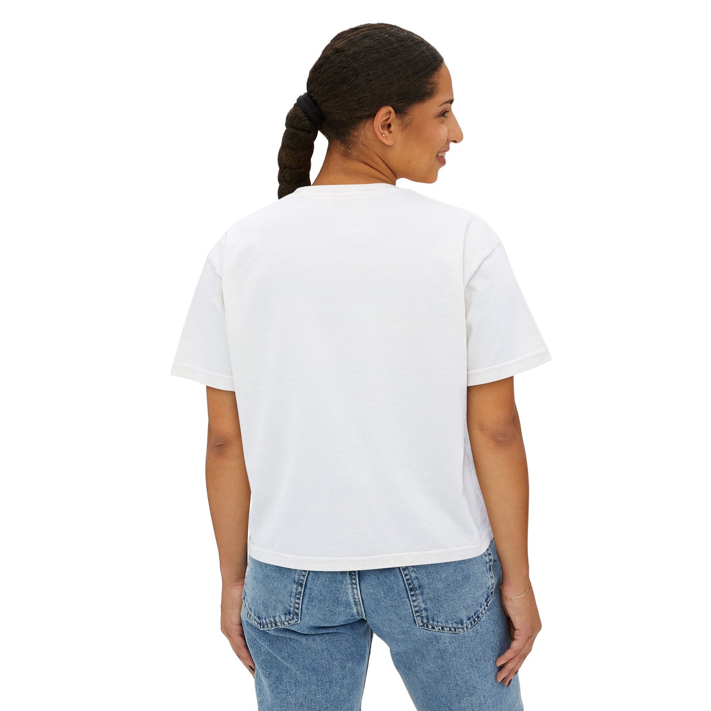 INSPIRED Big Bear Farm Women's Boxy Tee — Minimal Rustic Bear Logo, Est. 2025