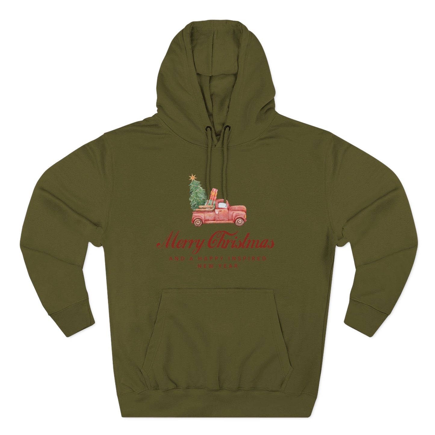 INSPIRED  SPECIAL CHRISTMAS Edition Truck Hoodie UNISEX