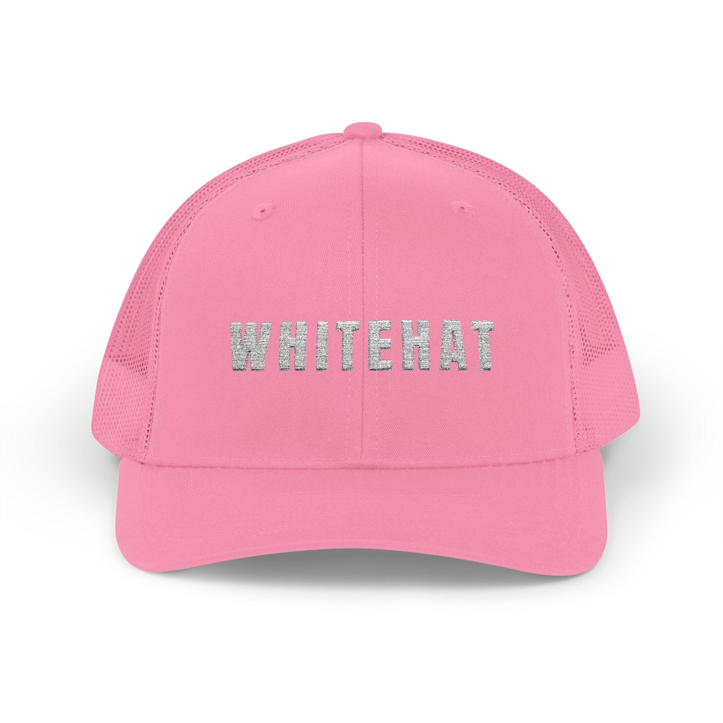 INSPIRED WHITEHAT Trucker Cap  Embroidered Mesh Snapback