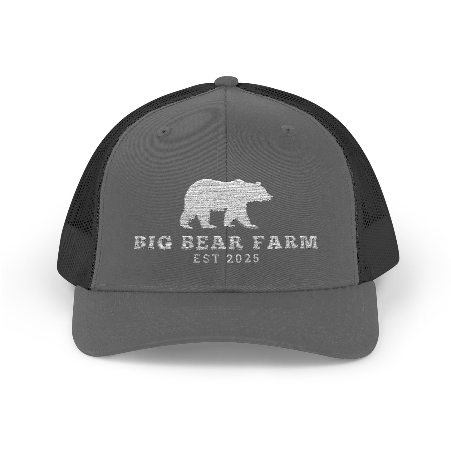 INSPIRED B B FARM W Trucker Cap  Embroidered Mesh Snapback