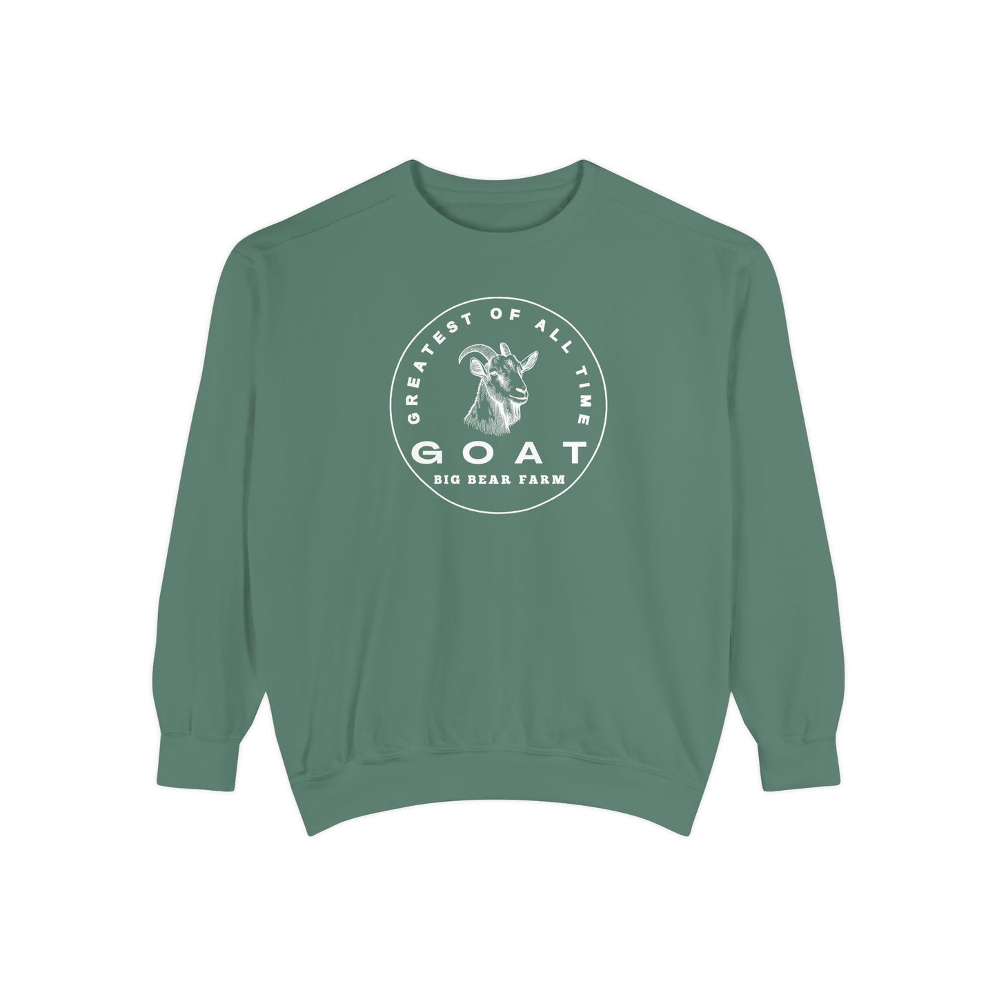 INSPIRED GOAT UNISEX Garment-Dyed Sweatshirt