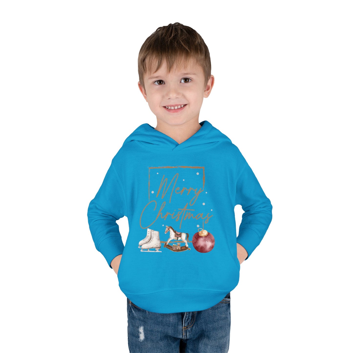 INSPIRED Toddler Hoodie - Merry Christmas