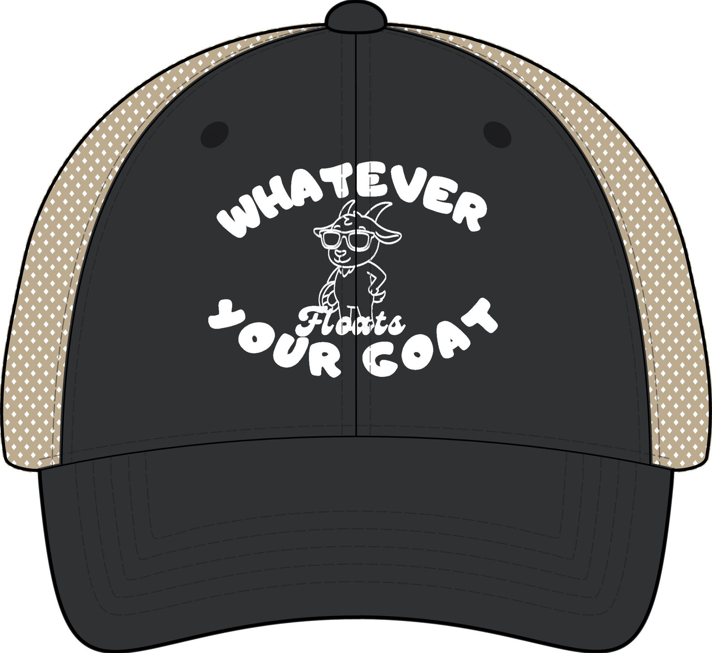 INSPIRED GOAT Women's Washed Mesh-Back Cap
