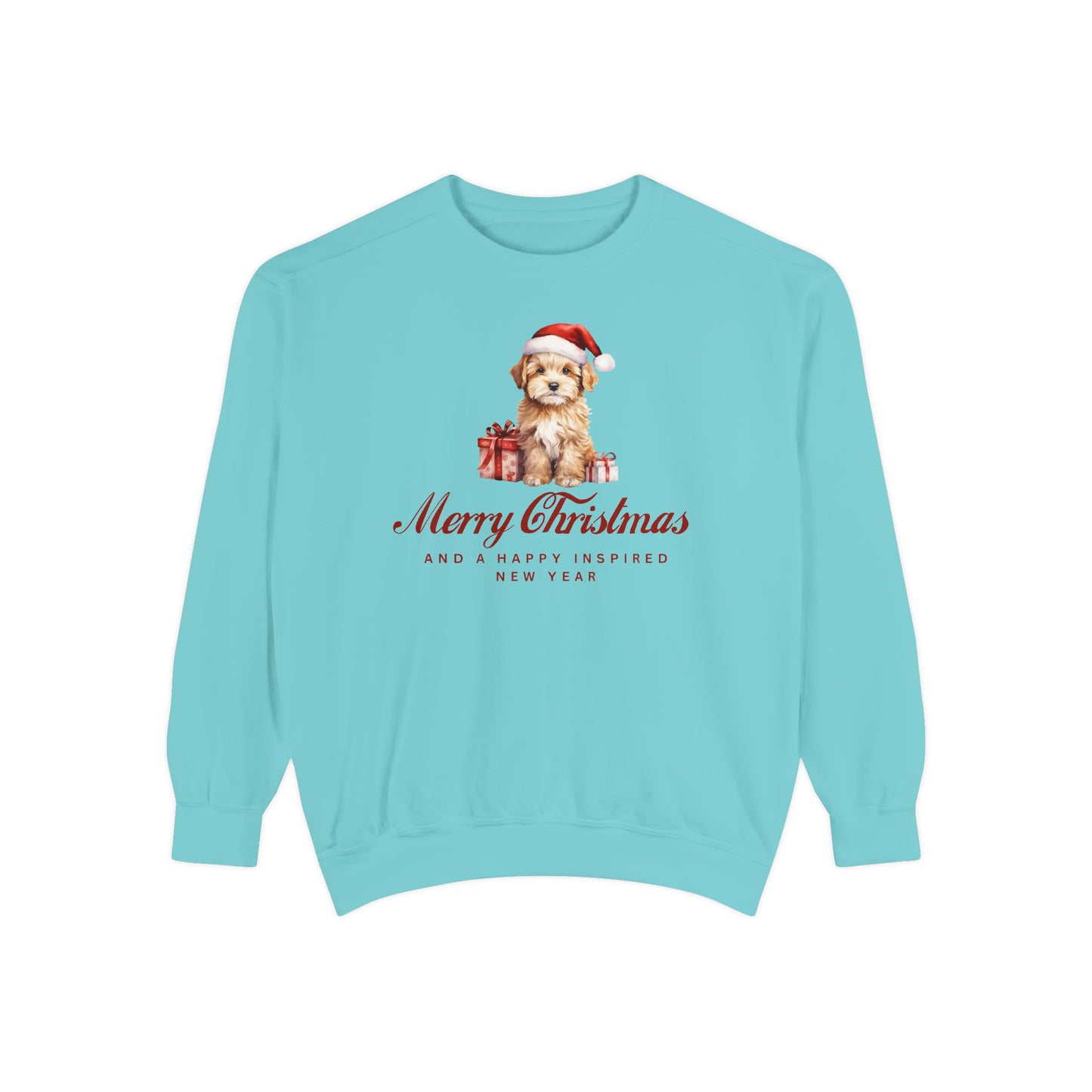 INSPIRED SPECIAL CHRISTMAS EDITION Dog UNISEX Garment-Dyed Sweatshirt