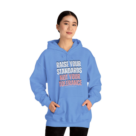 INSPIRED RAISE YOUR STANDARDS Unisex Heavy Blend™ Hooded Sweatshirt