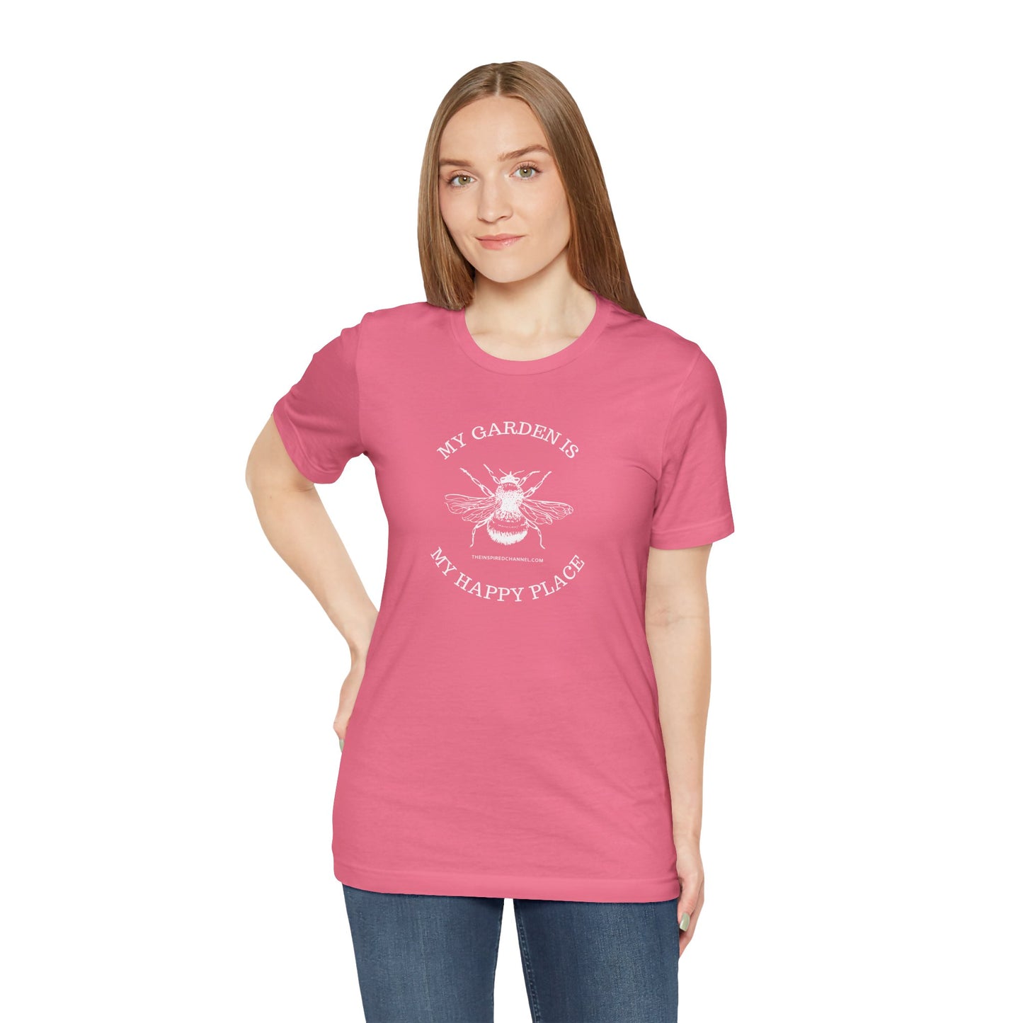 INSPIRED GARDEN Unisex Jersey Short Sleeve Tee