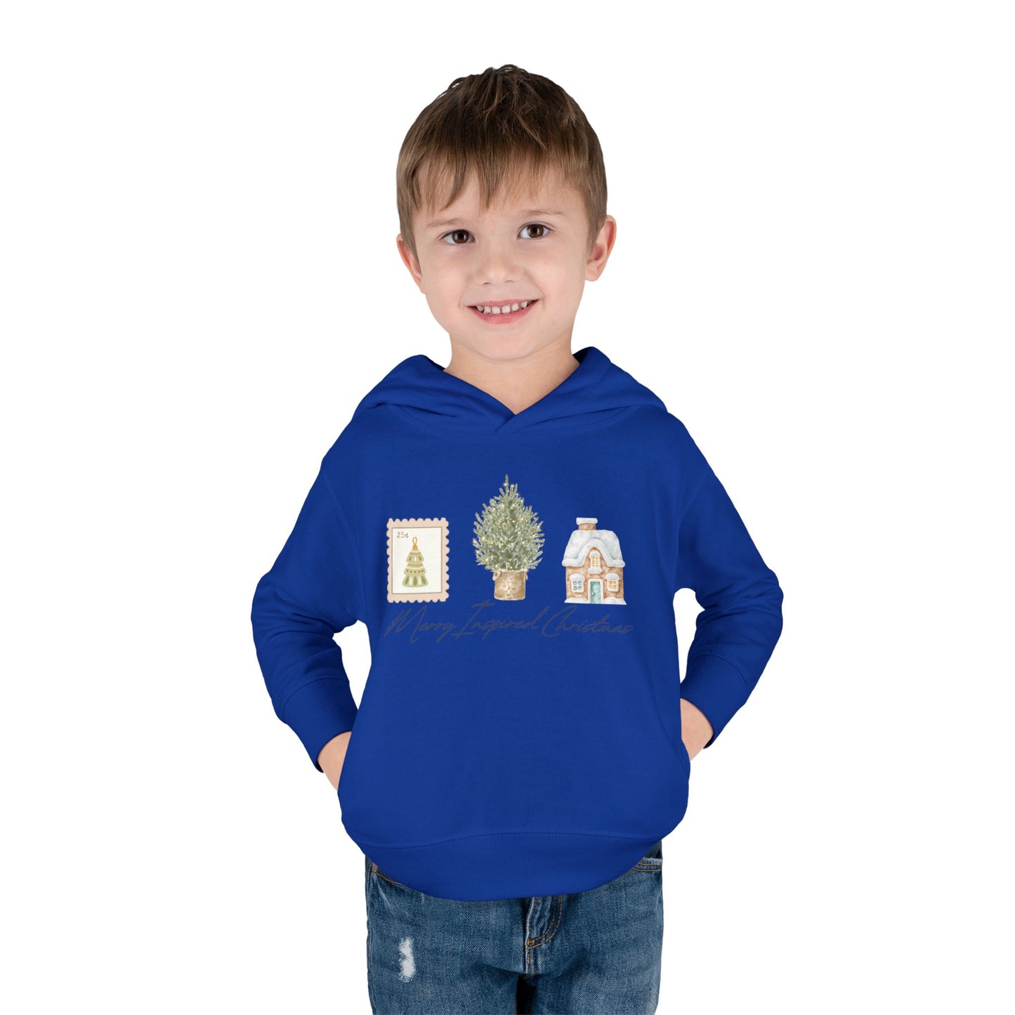 INSPIRED Toddler Hoodie - Merry Christmas PC