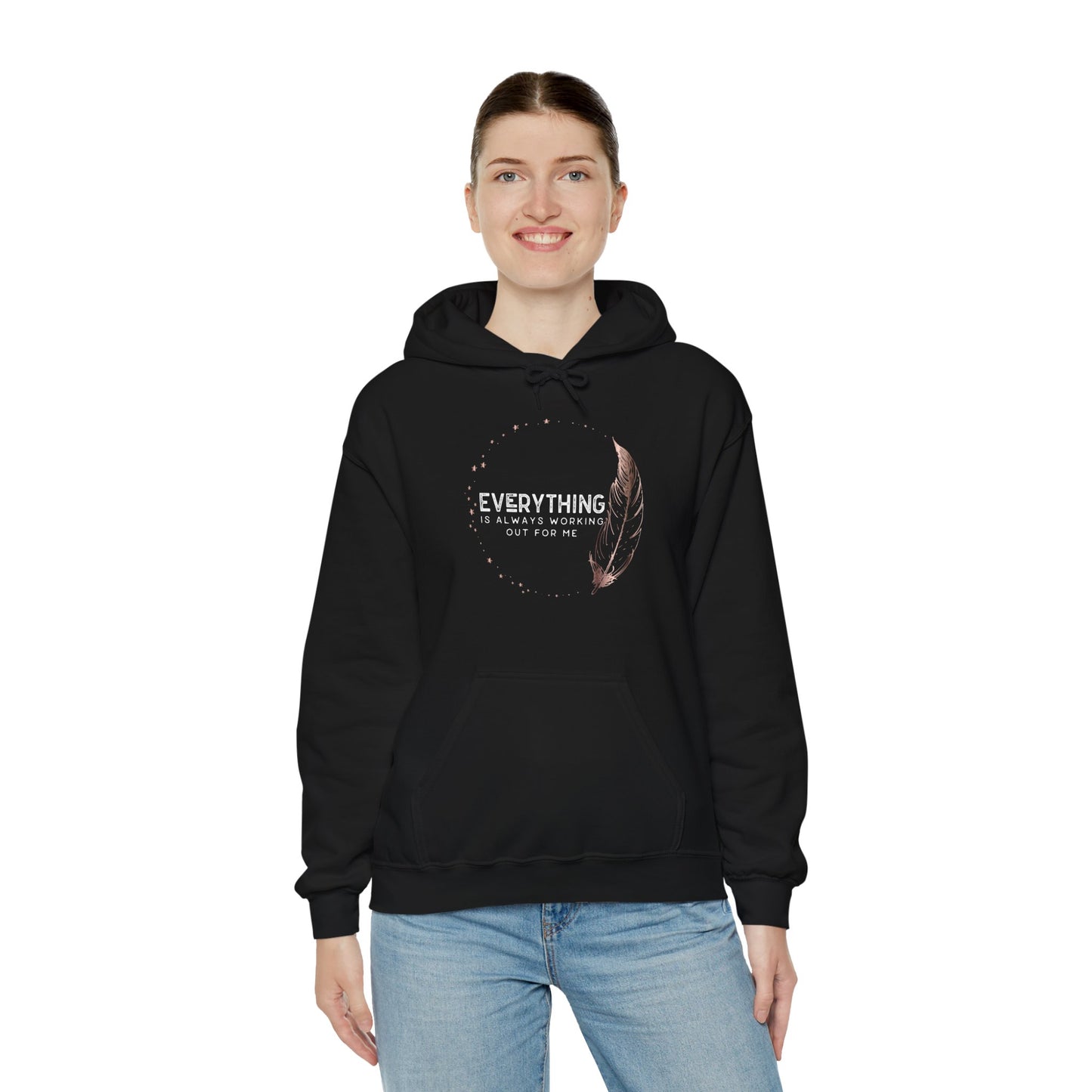 INSPIRED Everything is always... Heavy Blend Hooded Sweatshirt