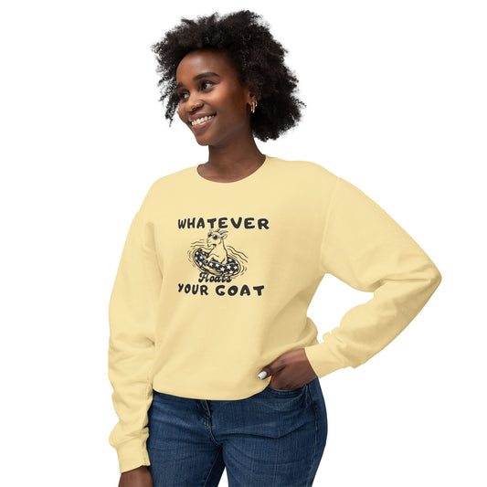 INSPIRED Goat Unisex Lightweight Crewneck Sweatshirt