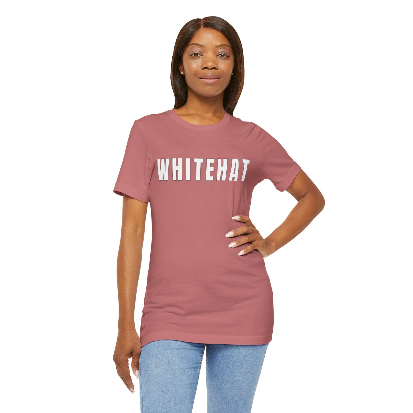 INSPIRED WHITEHAT Unisex Jersey Short Sleeve Tee