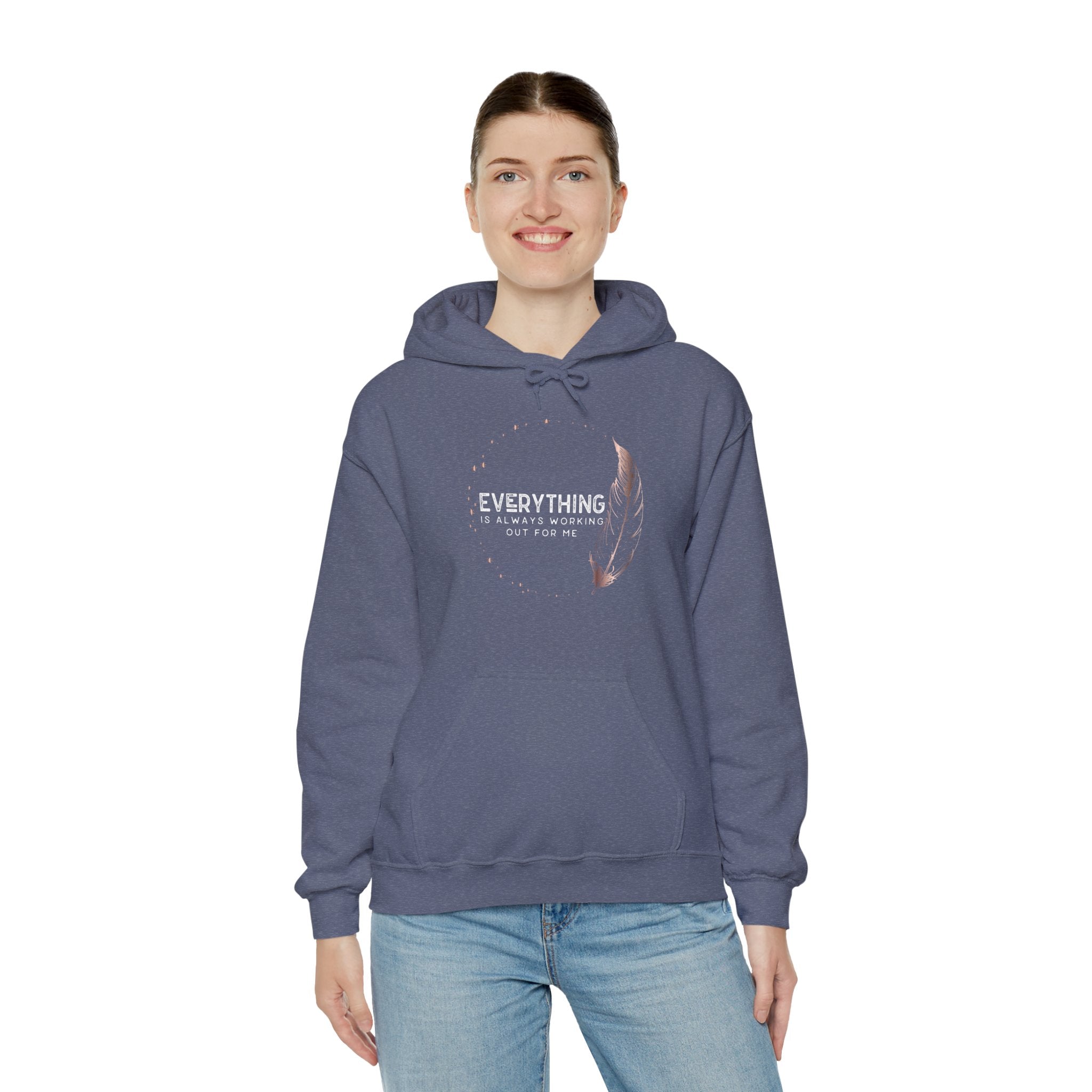 INSPIRED Everything is always... Heavy Blend Hooded Sweatshirt