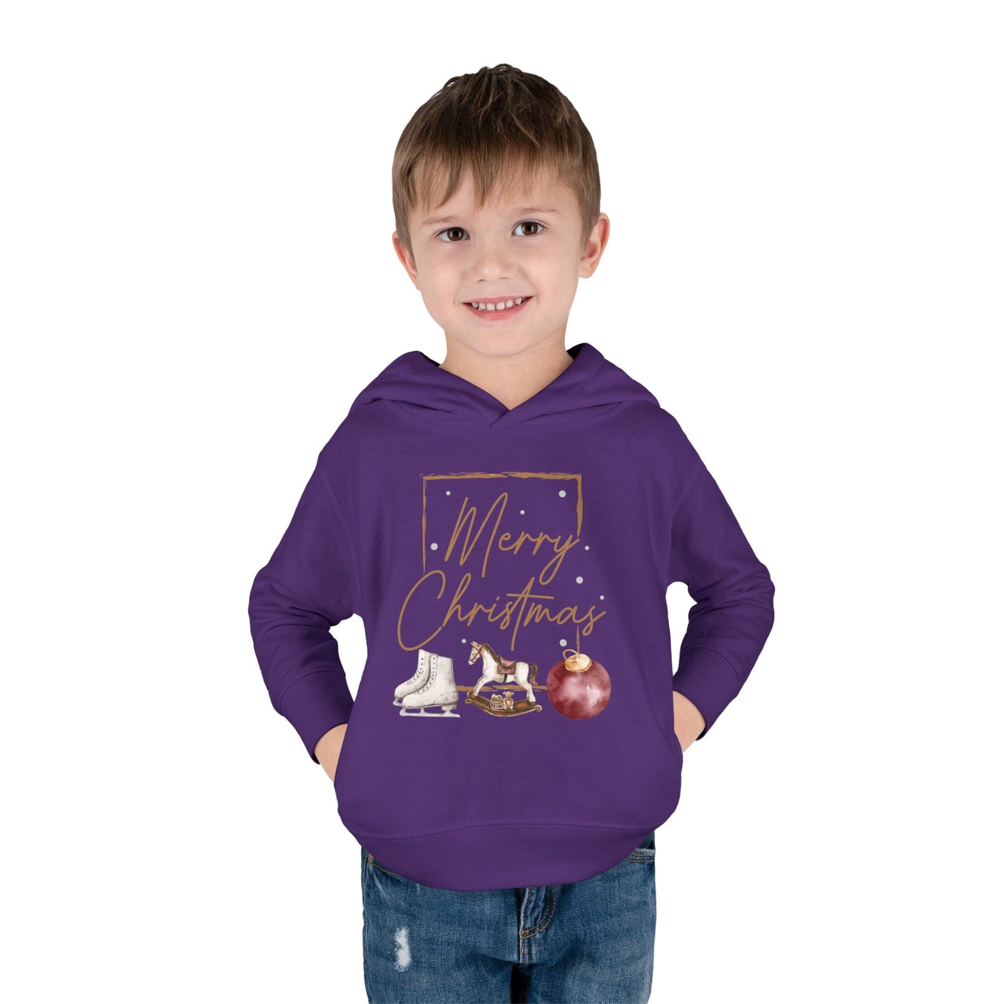 INSPIRED Toddler Hoodie - Merry Christmas