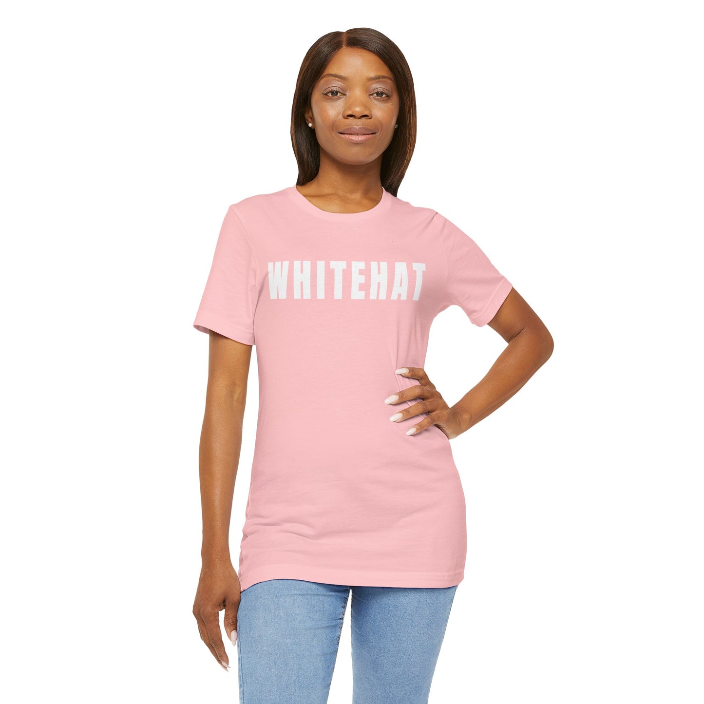INSPIRED WHITEHAT Unisex Jersey Short Sleeve Tee