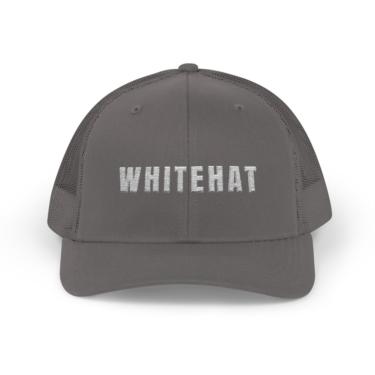 INSPIRED WHITEHAT Trucker Cap  Embroidered Mesh Snapback