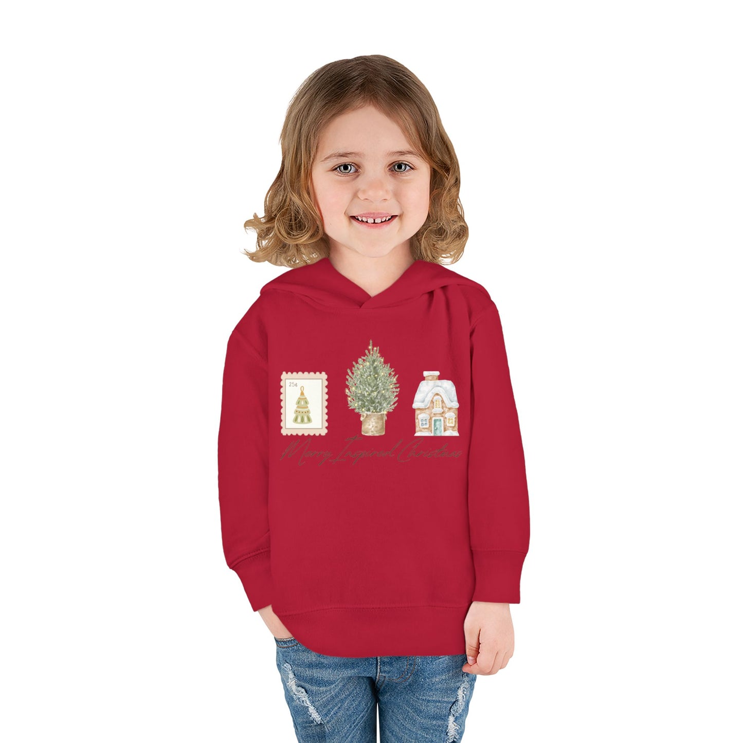 INSPIRED Toddler Hoodie - Merry Christmas PC
