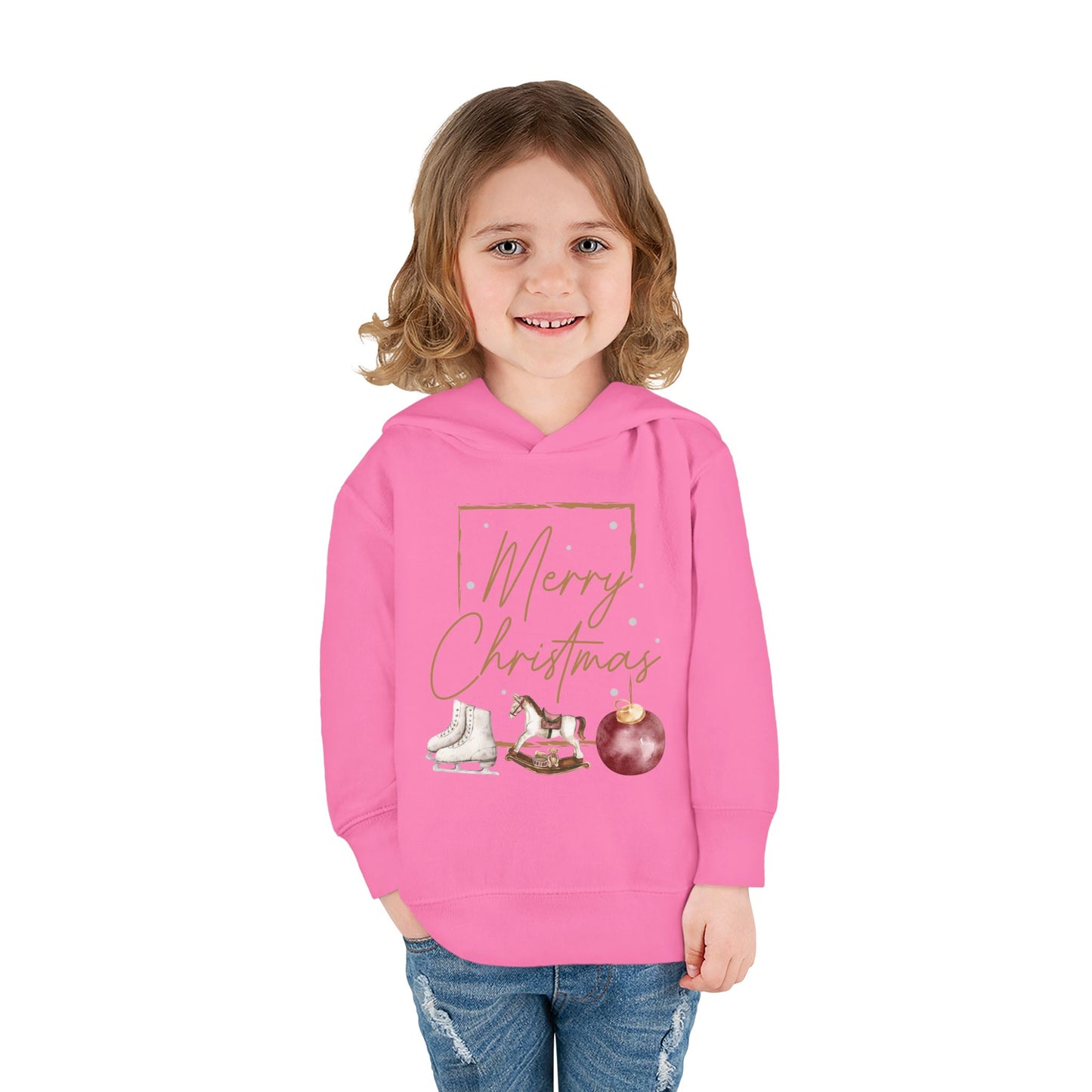 INSPIRED Toddler Hoodie - Merry Christmas