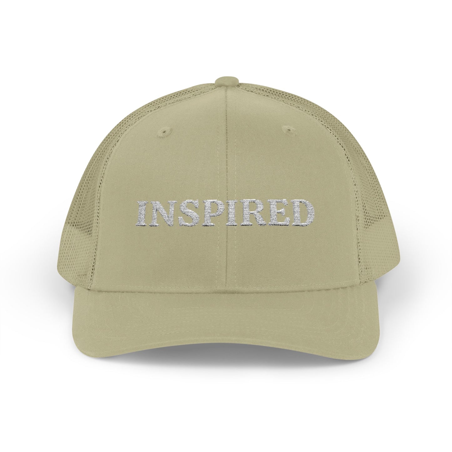 Inspired Snapback Trucker Cap — Rhinestone 'INSPIRED' Mesh Hat
