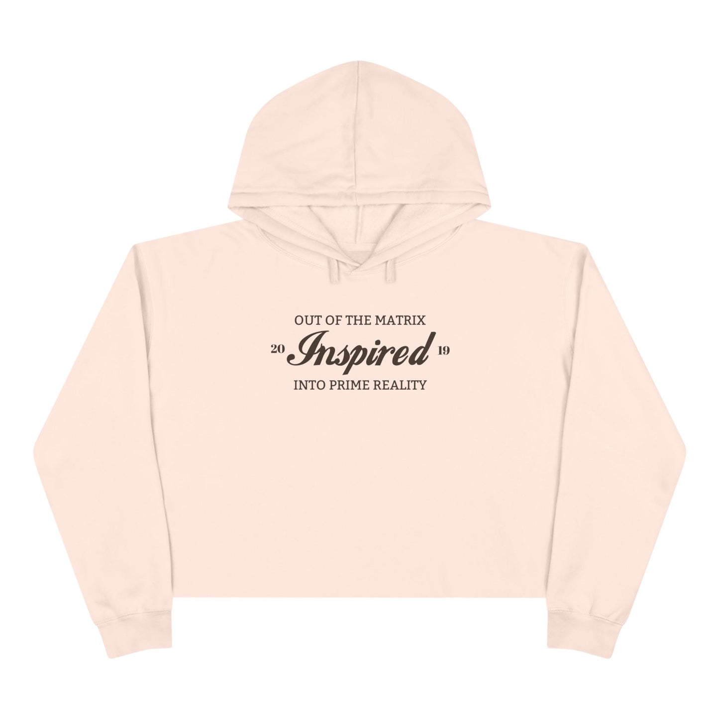 INSPIRED PRIME REALITY Crop Hoodie